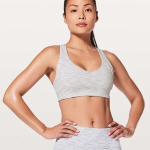 Lululemon Sweat Times Bra Size 4 Wee Are From Space Nimbus Battleship Sunset